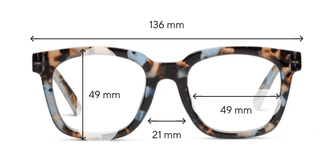 To The Max Reading Glasses - Blue Quartz