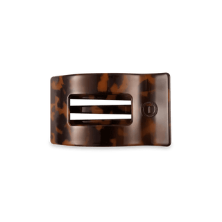 Tortoise Flat Rectangle Hair Clip