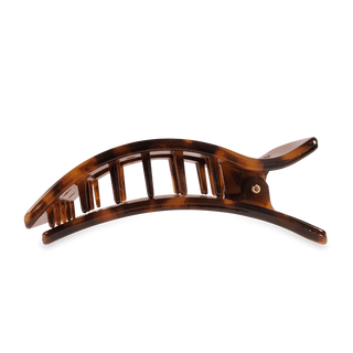 Tortoise Large Flat Rectangle Hair Clip
