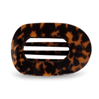 Tortoise Large Flat Round Clip.