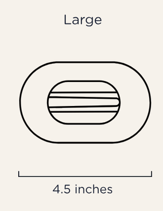 Tortoise Large Flat Round Clip