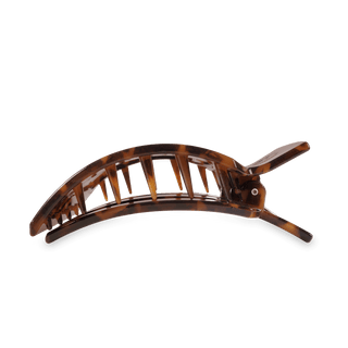 Tortoise Large Square Flat Hair Clip