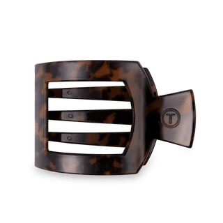 Tortoise Large Square Flat Hair Clip