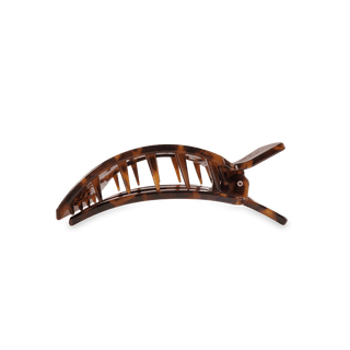 Tortoise Medium Square Flat Hair Clip