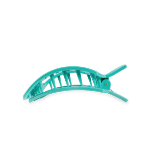 Totally Turquoise Medium Square Flat Hair Clip