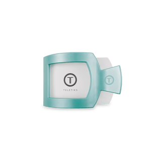 Totally Turquoise Small Square Flat Hair Clip