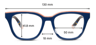 Trapeze Reading Glasses Navy