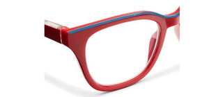 Trapeze Reading Glasses Red