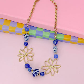 Treasure Jewels | Blue Bloom Necklace