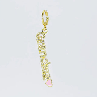 Grandma charm with pink heart