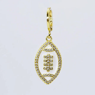 Treasure Jewels | White Football Charm