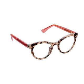 Tribeca Reading Glasses - Gray Tortoise/Coral