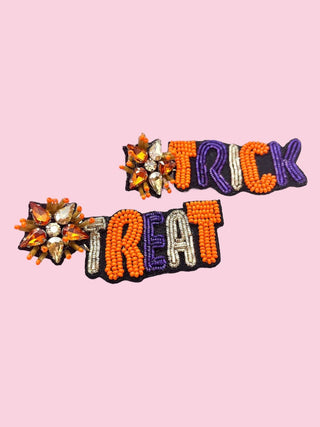 Trick Or Treat Beaded Earrings