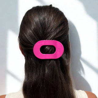 Tropical Punch Small Round Flat Hair Clip