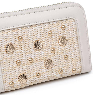 Tucker Woven Shell Zip-Around Wallet