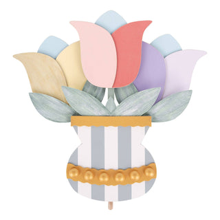 Tulips bouqet topper