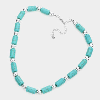 Turquoise Beaded Necklace