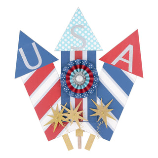 USA fireworks decorative topper.