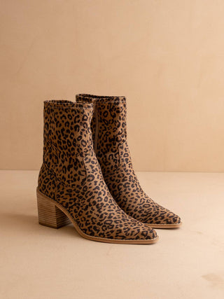 Vienna Sleek Ankle Bootie | Leopard