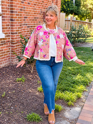 Vintage Appliques Jacket