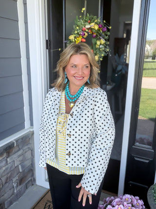 polka dot jacket