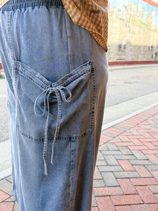 Washed Away Denim Pants