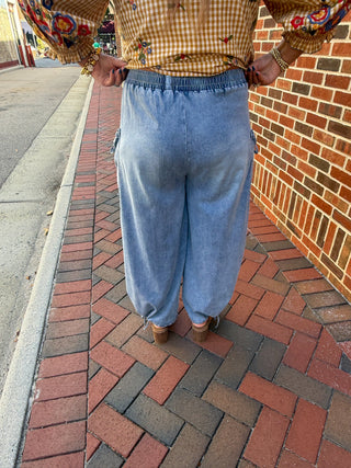 Washed Away Denim Pants