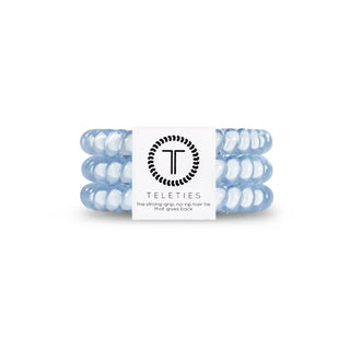 Washed Denim Small Hair Ties