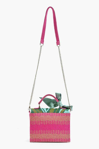 "Water Lily" Top Handle Bag