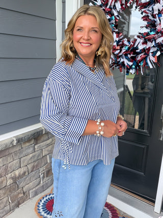 Weekend Stripe Blouse