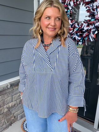 Weekend Stripe Blouse