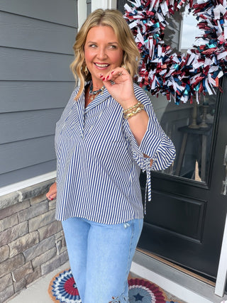 Weekend Stripe Blouse