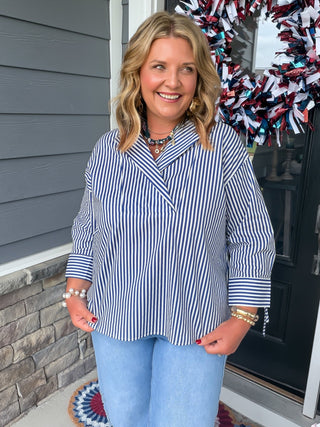 Weekend Stripe Blouse