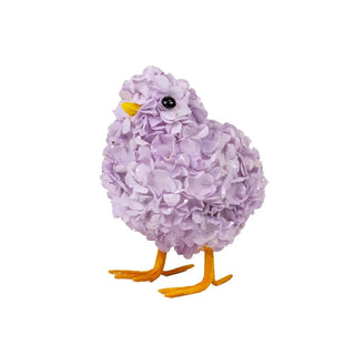 Whimsical Hydrangea Floral Easter Chick