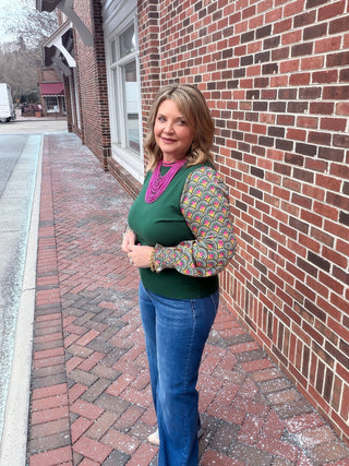 Whispers in Geo Sweater