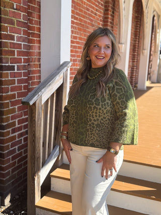 Wild Essence Olive Sweater