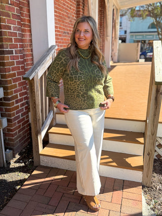 Wild Essence Olive Sweater