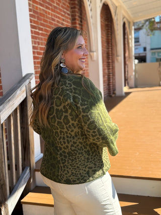 Wild Essence Olive Sweater