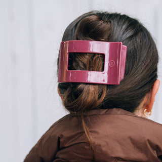 Wild Side Large Flat Rectangle Hair Clip