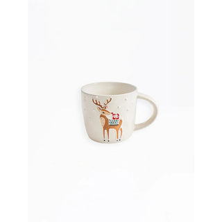 Reindeer coffee mug.