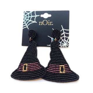 Witch Hat Seedbead Drop Earring