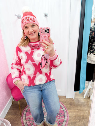 XOXO  Drop Shoulder Sweater