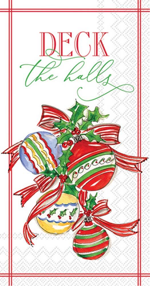 Paper Guest Towels 16 ct Christmas Bells