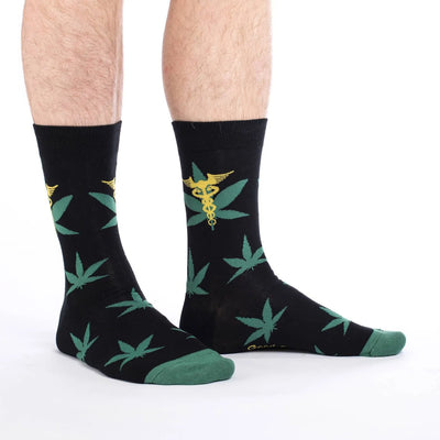 Marijuana Leafs Socks Men