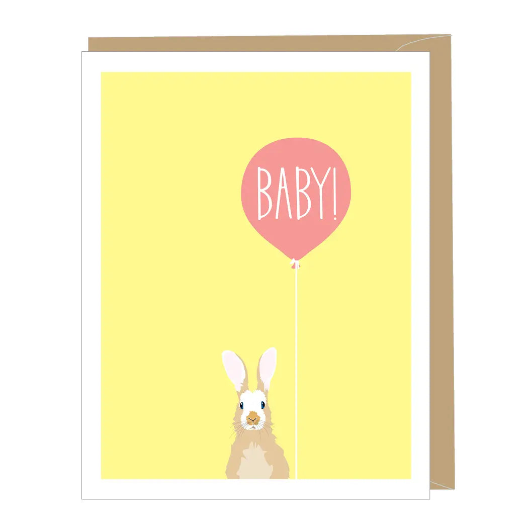 Baby Rabbit New Baby card
