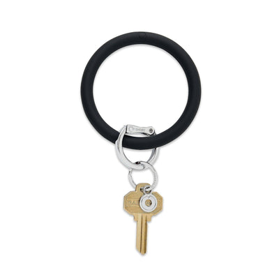 Silicone Big O® Key Ring - Back in Black