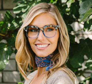 Showbiz Reading Glasses Blue Quartz/Blue