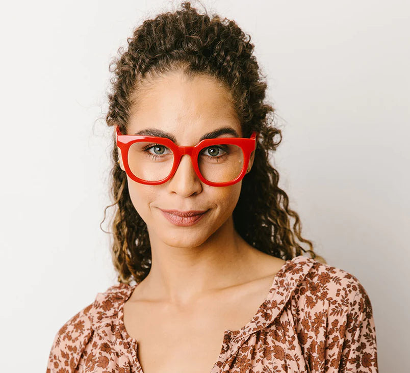 Harlow Reading Glasses Red