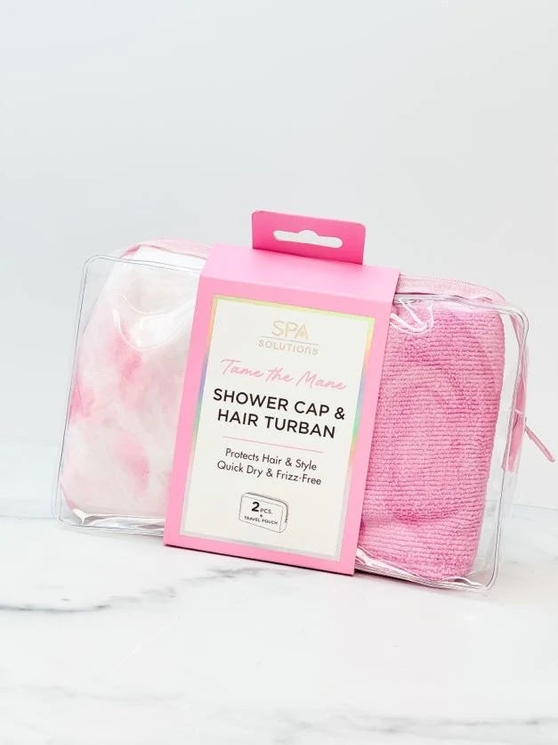 Pink Tie Dye Tame the Mane Set
