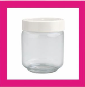 Melamine Medium Canister w/Lid
